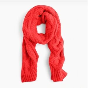 NWT Loopy Stitch Oversized Cable-Knit Scarf